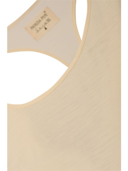 Abito The Long Tanktop Dress in jersey di lana Bianco Patrizia Pepe | 8A1643 J249W146